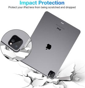 img 3 attached to 📷 Tensea [3 Pack] Camera Lens Screen Protector for iPad Pro 12.9 11 2020 & 2021 - Anti-Overexposure, Tempered Glass, HD Clear