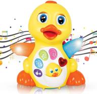 🦆 ciftoys игрушка-утка с подсветкой: музыкальные игрушки для малышей, ходьба, размахивание крыльями и танцы - идеальные подарки для детей от 1 до 3 лет! малыши полюбят его пение, танцы и регулируемые звуковые функции! логотип