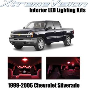 img 4 attached to XtremeVision Внутренний светодиод для Chevy Silverado 1999-2006 (18 шт.) Красный комплект для установки внутреннего светодиода Инструмент для установки