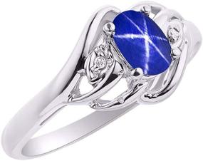 img 2 attached to Exquisite Sapphire Diamond 💎 Boys' Jewelry: Simply Elegant and Beautiful