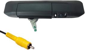 img 3 attached to 📷 Улучшенная замена ручки задней двери с камерой заднего вида для Toyota Tacoma (2005-2014) - Стильный черный дизайн