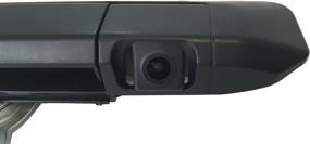 img 2 attached to 📷 Улучшенная замена ручки задней двери с камерой заднего вида для Toyota Tacoma (2005-2014) - Стильный черный дизайн
