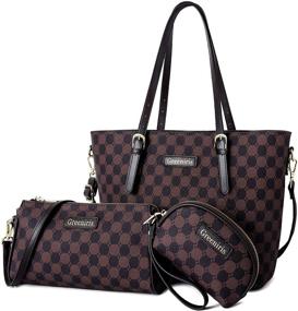 img 4 attached to 👜 Stylish Women's Fashion Handbags: Handle Shoulder Satchel with Wallets