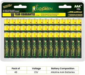 img 3 attached to Батарейки GoGreen Power 24049 Alkaline 48Pk