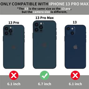 img 3 attached to 📱 Premium PU Leather Wallet Case for iPhone 13 Pro Max - Flip Cover with Card Holder (Black)