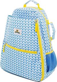 img 3 attached to 🎒 Ultimate Tennis Backpack for Women – Convenient and Lightweight Racket Bag for 2 Rackets, Balls, and Sports Gear – Exclusively Backpack Only