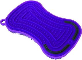 img 1 attached to 🧽 Kuhn Rikon Stay Clean 3-in-1 Scrubber in Charming Purple - Boost Your Cleaning Efficiency!