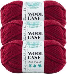 img 2 attached to Lion Brand Yarn Wool Ease Cranberry