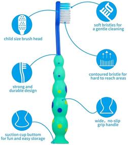 img 3 attached to Toddler Toothbrush Suction Children Sensitive