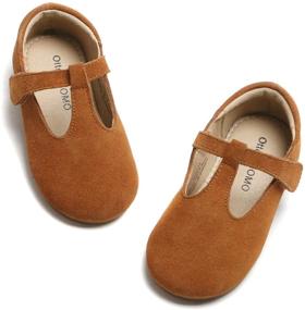 img 4 attached to 👧 Mary Jane Flat Shoes for Girls - Otter MOMO T-Strap School Uniform Dress Shoe