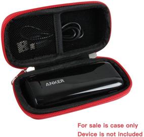 img 3 attached to 🔴 Hermitshell Hard EVA Travel Red Case for Anker Astro E1 5200mAh / 6700mAh & PowerCore II 6700 Compact Portable Charger