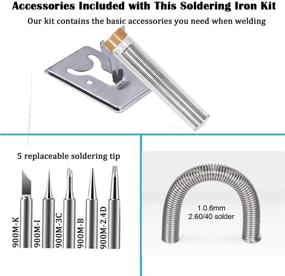 img 1 attached to Industrial Embossing Soldering Tool with Adjustable Temperature - Power & Hand Tools