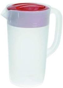 img 3 attached to 🔴 White and Red Covered RUBBERMAID Pitcher - 2.25 qt