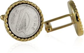 img 3 attached to 🍀 Cuff Daddy Irish Penny Cufflinks: A Perfect Presentation for Distinguished Gentlemen