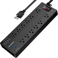 💡 anhaorui smart plug power strip with alexa/google home, 6 outlets + 4 usb, surge protector, 6ft extension cord, etl listed logo