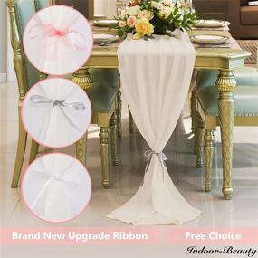 img 3 attached to Champagne Chiffon Romantic Wedding Decorations