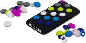 img 3 attached to Incipio Dotties for iPod Touch 4G - Black/White/Glow/Lime Blue/Pink/Navy Blue - IP-930: Enhance Your iPod Experience!