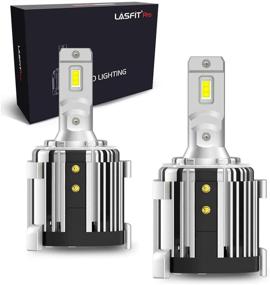 img 4 attached to 🔦 LASFIT H7 LED Bulbs w/Adapter-Retainer for VW Passat 2012-2019 Dipped Beam, Plug n Play, 6000K Cool White Light (Pack of 2)
