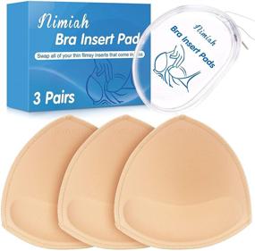 img 3 attached to Bra Inserts Comfy Insert Nimiah Women's Clothing for Lingerie, Sleep & Lounge