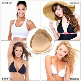 img 2 attached to Bra Inserts Comfy Insert Nimiah Women's Clothing for Lingerie, Sleep & Lounge