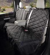 4knines heavy duty waterproof crew cab rear bench seat cover with hammock logo