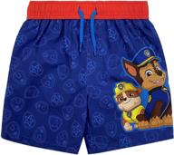 swim trunk boardshorts for boys - toddler patrol trunk swimwear logo