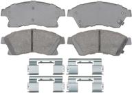 🔥 acdelco gold 17d1522ch ceramic front disc brake pad set: superior performance and durability logo