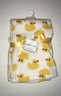 🐥 rubber duckie cutie pie baby blanket | 30x36 inches logo