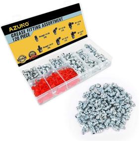img 4 attached to Ultimate 120-Piece SAE Hydraulic Grease Fittings Assortment with 💪 Caps - Ideal for Replacing Broken or Missing Zerk Fittings