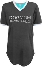 img 4 attached to 👚 Stylish Dog Mom Sleepshirts for Dog Lovers - A Perfect Gift from Dog is Good