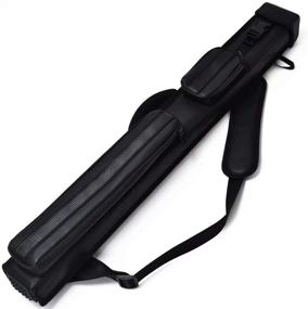 img 4 attached to Collapsar 2X2 Pool Cue Hard Case: Stylish Nylon/Leatherette Billiard Stick Carrying Cases