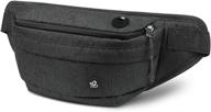 🎒 waterfly fanny pack - large water resistant waist bag for men and women, ideal for hiking, running, walking, and traveling, fits all phones logo