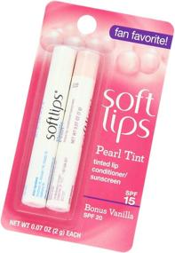 img 1 attached to 💄 Softlips Pearl Tint and Bonus Lip Remedies, Vanilla, 0.07 Ounce (12-Pack)