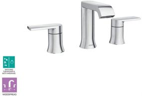 img 3 attached to 🚿 Widespread 2 Handle Chrome Bathroom Faucet: Perfect Blend of Style and Functionality