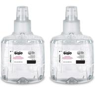 🧼 gojo clear & mild foam handwash - ecologo certified, 1200 ml soap refill, pack of 2 for gojo ltx-12 touch-free dispenser - 1911-02 logo