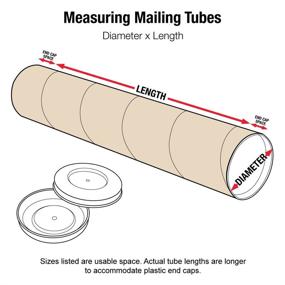 img 3 attached to Aviditi P1516K Mailing Tubes Kraft