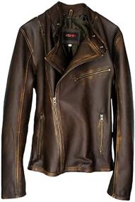 img 2 attached to DashX Kenna W Leather Lambskin Distressed Women's Clothing