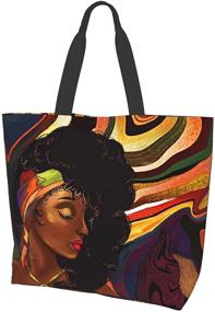 img 3 attached to EZYES Shoulder Handbag African American Women's Handbags & Wallets