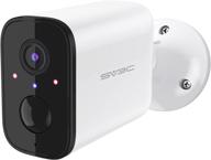 📷 sv3c 1080p wifi rechargeable battery cordless outdoor security camera - wireless ip camera with two-way audio, motion detection, adorcam app control, support for max 128gb tf card - ideal for home surveillance logo