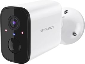 img 4 attached to 📷 SV3C 1080P Беспроводная наружная камера безопасности с аккумулятором на Wi-Fi - беспроводная IP-камера с двусторонним аудио, обнаружением движения, управлением через приложение Adorcam, поддержкой карты TF объемом до 128 ГБ - идеально подходит для домашнего наблюдения