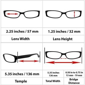 img 1 attached to 👓 TruVision Readers Fashion Multi Pack: Stylish Reading Glasses with Comfort Spring Hinges for Men and Women - F503