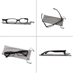 img 2 attached to 👓 TruVision Readers Fashion Multi Pack: Stylish Reading Glasses with Comfort Spring Hinges for Men and Women - F503