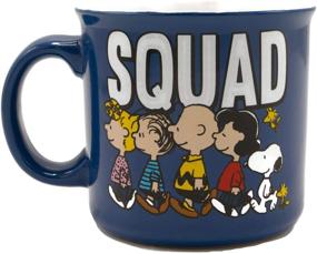 img 3 attached to ☕️ Silver Buffalo Snoopy and Peanuts Squad Ceramic Camper Mug, 20-Ounce, Blue - Enjoy Your Favorite Beverages in Style!"