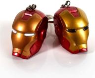 🦸 unleash your inner hero with gfday avengers helmets superhero keychain! logo