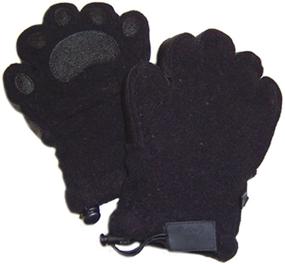 img 1 attached to 🧤 Brown Mittens for Boys: Animal World Hands Accessories for Cold Weather