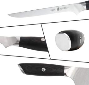 img 3 attached to Top-rated TUO Boning Knife 7 inch – Versatile Fillet Knife with Flexible Blade, German HC Steel and Elegant Pakkawood Handle – FALCON SERIES: A Perfect Gift option!