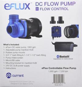 img 3 attached to Upgraded Current USA eFlux DC Flow Pump – 1050, 1900, and 3170 GPH Flow Ranges for Ultra Quiet Submersible or External Installation, Suitable for Saltwater & Freshwater Systems