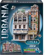 wrebbit 3d urbania cinema puzzle logo