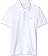 👕 lacoste short sleeve paris piqué men's shirts: stylish & comfortable clothing logo