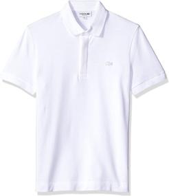 img 1 attached to 👕 Lacoste Short Sleeve Paris Piqué Men's Shirts: Stylish & Comfortable Clothing